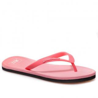 Розови дамски чехли, pvc материя - ежедневни обувки за лятото N 100021968