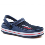 Сини мъжки чехли, pvc материя - ежедневни обувки за лятото N 100021893