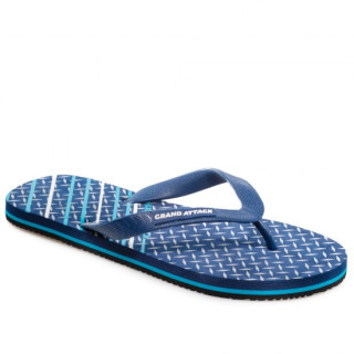 Сини мъжки чехли, pvc материя - ежедневни обувки за лятото N 100021897
