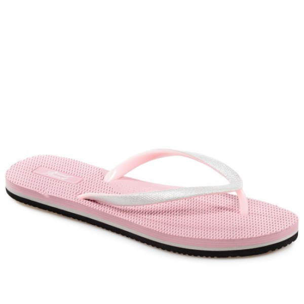 Розови дамски чехли, pvc материя - ежедневни обувки за лятото N 100021978
