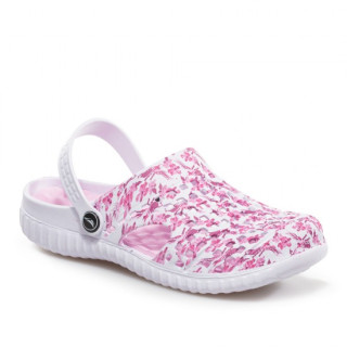 Розови дамски чехли, pvc материя - ежедневни обувки за лятото N 100021980