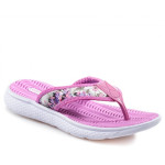 Розови дамски чехли, pvc материя - ежедневни обувки за лятото N 100021982