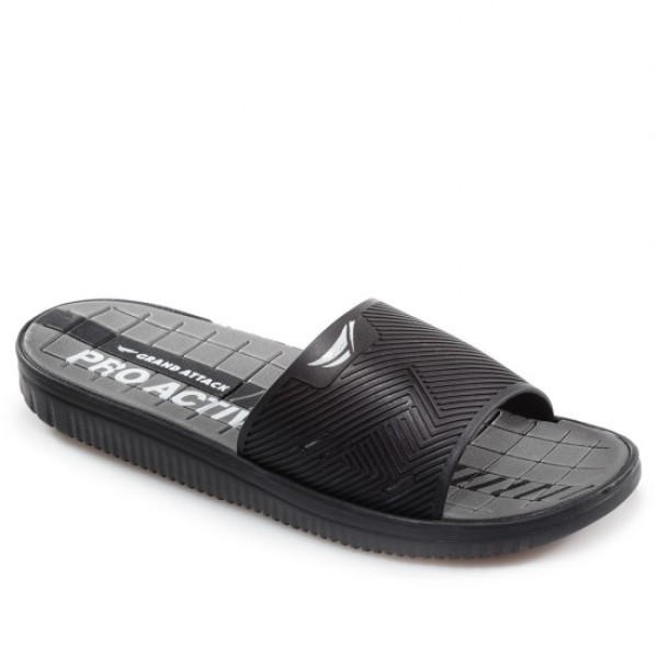 Сиви мъжки чехли, pvc материя - ежедневни обувки за лятото N 100021904