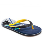 Сини мъжки чехли, pvc материя - ежедневни обувки за лятото N 100021916