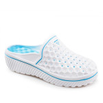 Сини дамски чехли, pvc материя - ежедневни обувки за лятото N 100021994