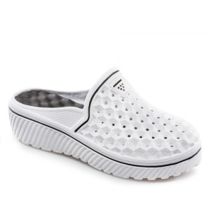 Черни дамски чехли, pvc материя - ежедневни обувки за лятото N 100021995