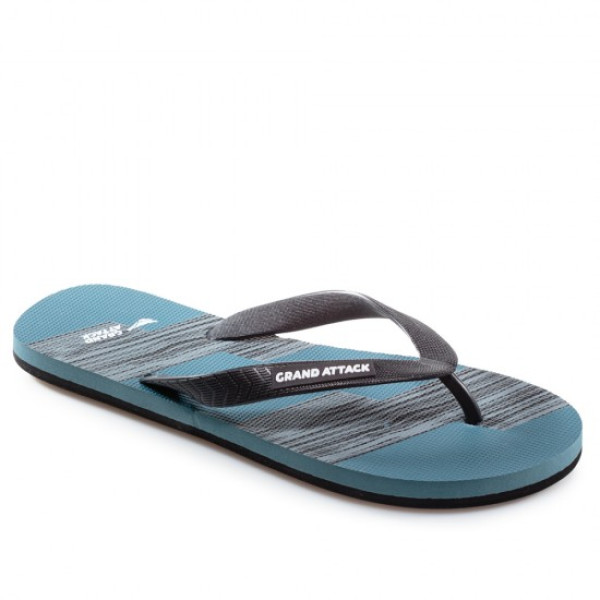 Сини мъжки чехли, pvc материя - ежедневни обувки за лятото N 100021921