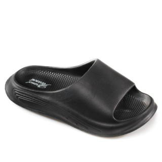 Черни дамски чехли, pvc материя - ежедневни обувки за лятото N 100022020