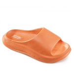 Оранжеви дамски чехли, pvc материя - ежедневни обувки за лятото N 100022021
