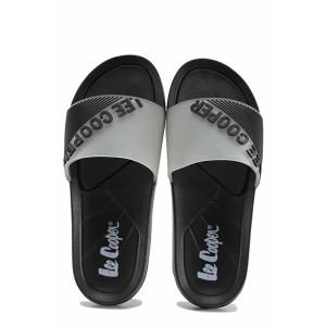 Черни джапанки, pvc материя - всекидневни обувки за лятото N 100021698