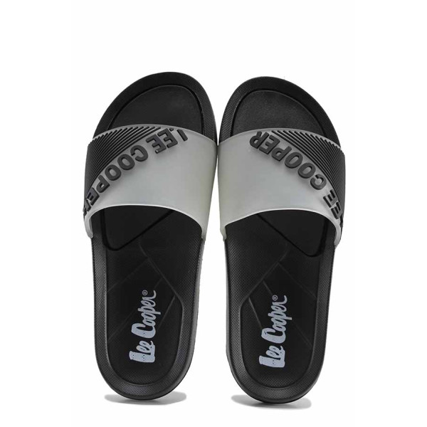 Черни джапанки, pvc материя - всекидневни обувки за лятото N 100021698