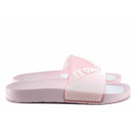 Розови джапанки, pvc материя - ежедневни обувки за лятото N 100021699