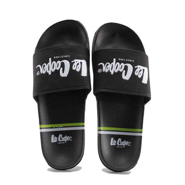 Черни джапанки, pvc материя - всекидневни обувки за лятото N 100021700