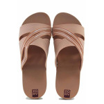 Розови джапанки, pvc материя - ежедневни обувки за лятото N 100021696