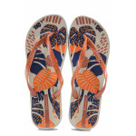 Оранжеви джапанки, pvc материя - всекидневни обувки за лятото N 100021717