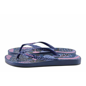 Сини анатомични джапанки, pvc материя - ежедневни обувки за лятото N 100021718