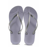Лилави джапанки, pvc материя - всекидневни обувки за лятото N 100021719