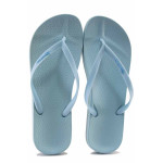 Светлосини джапанки, pvc материя - всекидневни обувки за лятото N 100021727