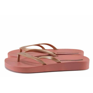 Розови анатомични джапанки, pvc материя - ежедневни обувки за лятото N 100021728