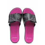 Черни джапанки, pvc материя - всекидневни обувки за лятото N 100021752
