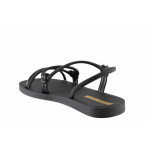 Черни дамски сандали, pvc материя - всекидневни обувки за лятото N 100021755