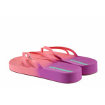 Розови джапанки, pvc материя - ежедневни обувки за лятото N 100021730