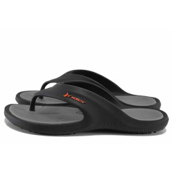 Сиви анатомични джапанки, pvc материя - ежедневни обувки за пролетта и лятото N 100021732