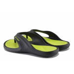 Зелени джапанки, pvc материя - ежедневни обувки за пролетта и лятото N 100021733