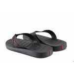Червени джапанки, pvc материя - ежедневни обувки за пролетта и лятото N 100021739
