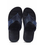 Сини джапанки, pvc материя - ежедневни обувки за пролетта и лятото N 100021740