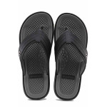 Черни джапанки, pvc материя - ежедневни обувки за пролетта и лятото N 100021743
