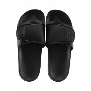 Черни анатомични джапанки, pvc материя - всекидневни обувки за лятото N 100022082