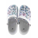 Бели джапанки, pvc материя - ежедневни обувки за лятото N 100022085