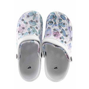 Бели джапанки, pvc материя - ежедневни обувки за лятото N 100022085