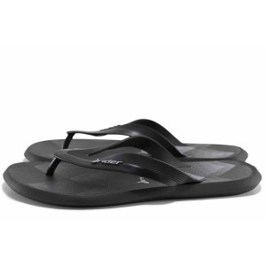 Черни анатомични джапанки, pvc материя - ежедневни обувки за пролетта и лятото N 100022175