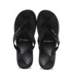 Черни джапанки, pvc материя - ежедневни обувки за пролетта и лятото N 100022175