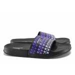 Лилави джапанки, pvc материя - всекидневни обувки за лятото N 100022076