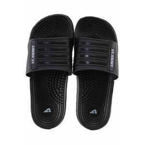 Черни джапанки, pvc материя - всекидневни обувки за лятото N 100022078