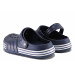 Сини джапанки, pvc материя - ежедневни обувки за лятото N 100022089