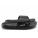 Черни джапанки, pvc материя - всекидневни обувки за лятото N 100022096