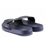 Сини джапанки, pvc материя - ежедневни обувки за лятото N 100022097