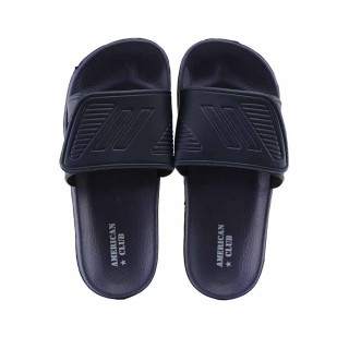 Сини джапанки, pvc материя - ежедневни обувки за лятото N 100022095
