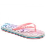 Розови дамски чехли, pvc материя - ежедневни обувки за лятото N 100022037