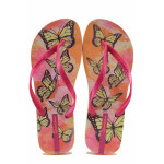 Оранжеви джапанки, pvc материя - всекидневни обувки за лятото N 100021757