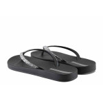 Черни джапанки, pvc материя - ежедневни обувки за лятото N 100021758