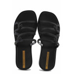 Черни джапанки, pvc материя - ежедневни обувки за лятото N 100021766