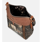 Кафява дамска чанта, здрава еко-кожа - удобство и стил за есента и зимата N 100022392
