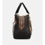 Черна дамска чанта, здрава еко-кожа - удобство и стил за есента и зимата N 100022395