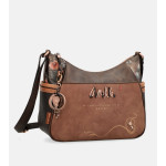 Кафява дамска чанта, здрава еко-кожа - удобство и стил за есента и зимата N 100022365