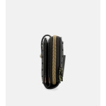Черно портмоне, здрава еко-кожа - удобство и стил за есента и зимата N 100022411
